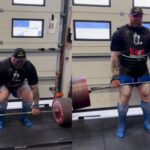 Hafthor Bjornsson Sets Deadlift Two Rep Pr