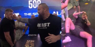 Youtuber Takes Two Slaps From Eddie Hall
