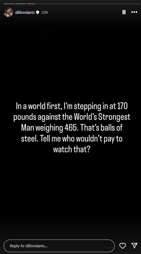 Dillon Danis Instagram Story