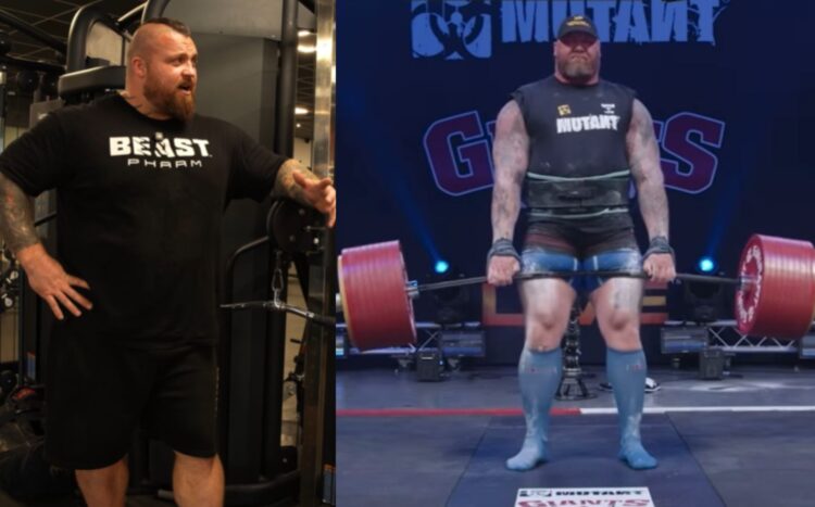 Eddie Hall Reacts To Hafthor Bjornsson S 510 Kg 1 124 4 Lb Deadlift World Record