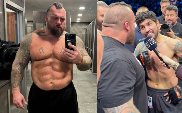 Eddie Hall Reveals Plans To Fight Dillon Danis