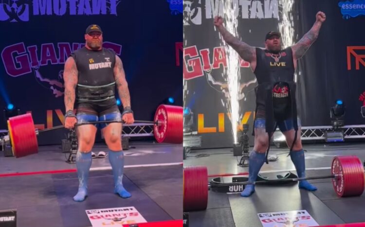 Hafthor Bjornsson Sets 510 Kg 1 124 4 Lb Deadlift World Record