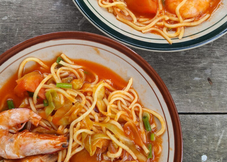 Shrimp Vegetable Zoodle Soup Shrimp Vegetable Zoodle Soup