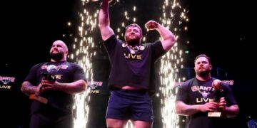 2025 Giants Live World Tour Finals World Log Lift Challenge