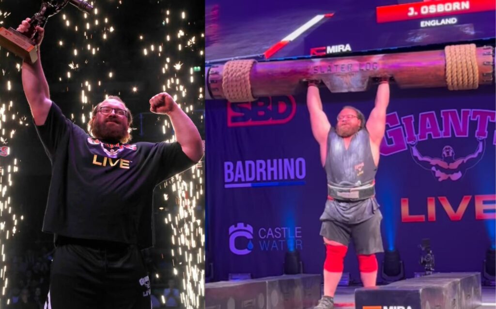 Jack Osborn Sets A Log Lift British Record