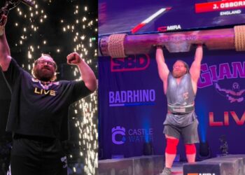 Jack Osborn Sets A Log Lift British Record