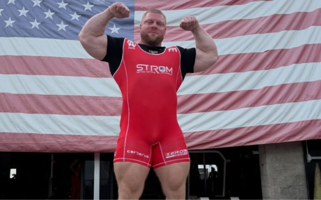Kyle Kirvay Sets U140kg Raw Total All Time World Record