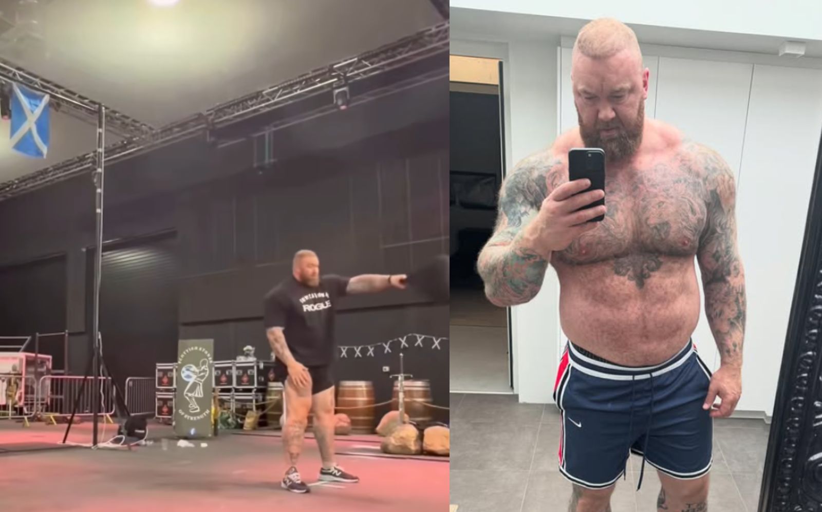 Hafthor Bjornsson S Single Arm Weight Over Bar