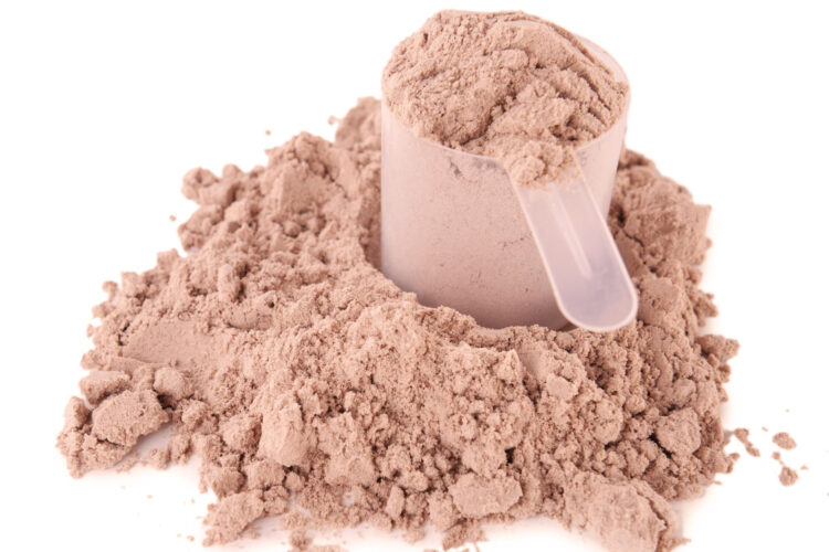 Whey Protein Powder In Scoop