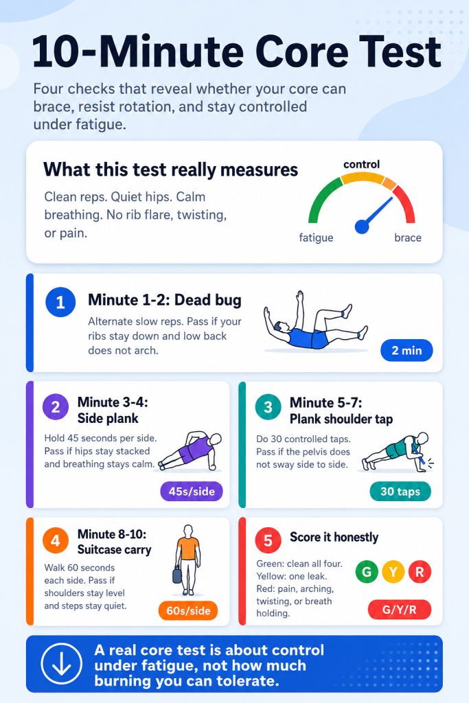 10-Minute Core Test Infographic 10-Minute Core Test Infographic