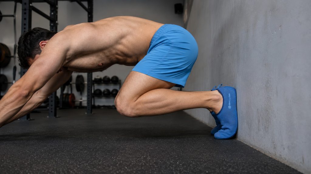 Mike Tyson Push Up Knee Position Mike Tyson push-up knees hovering low with shins almost parallel