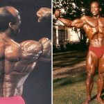 Albert Beckles bodybuilding two-photo tribute image