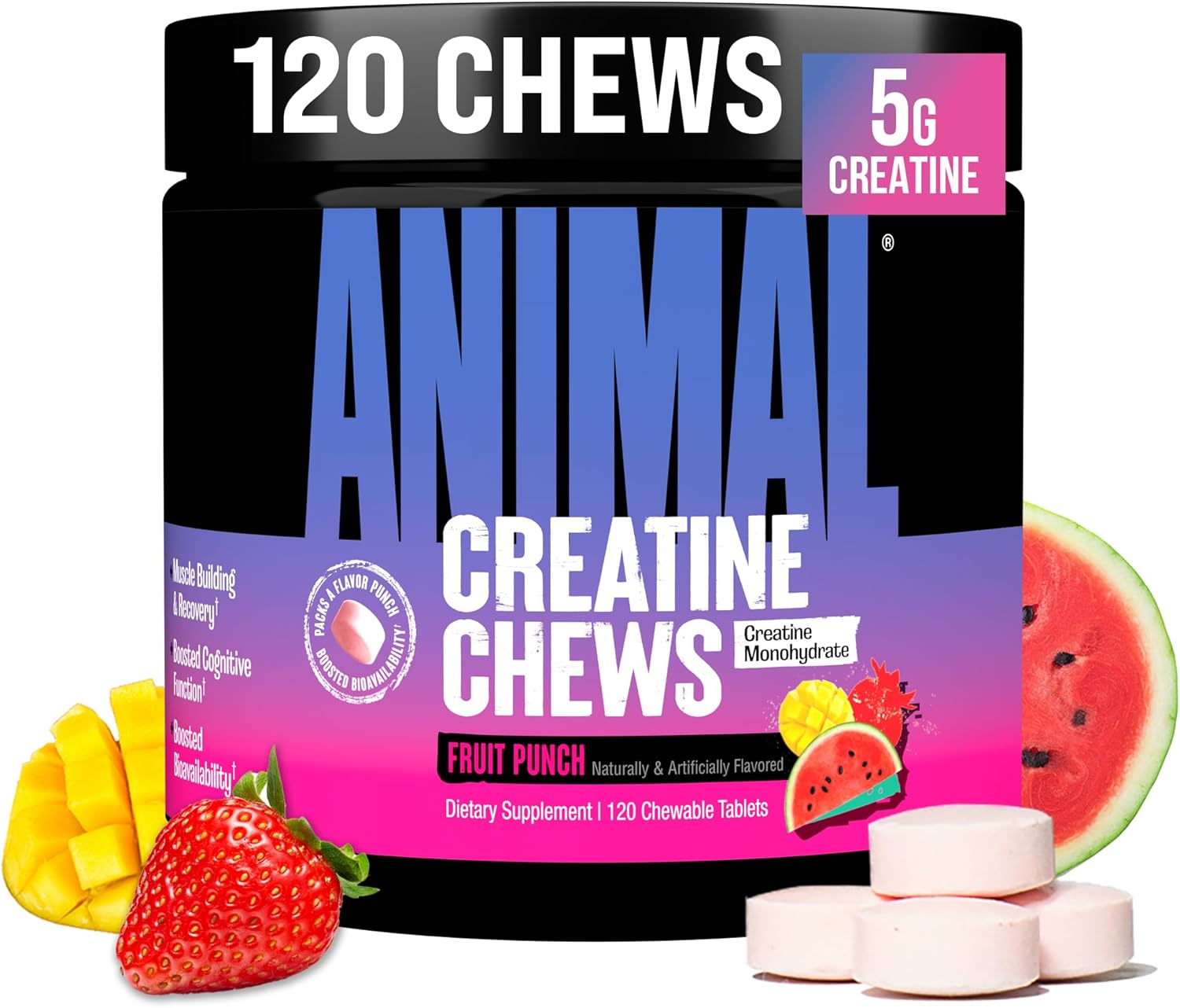 Animal Creatine Chews Tablets
