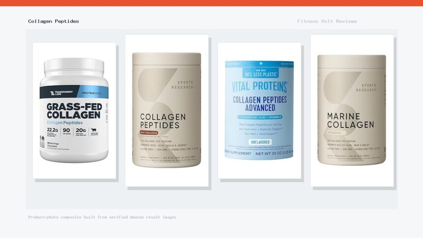 Best collagen peptides for athletes product review image