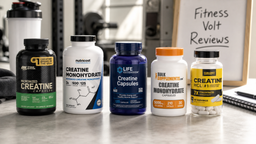 Best creatine capsules review image