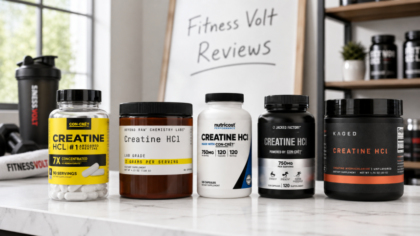 Best creatine HCl supplements review image