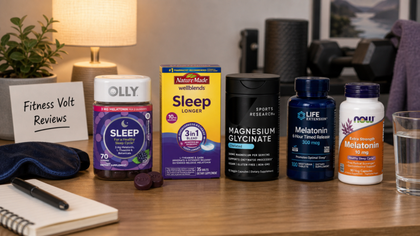 Best sleep supplements for recovery review image