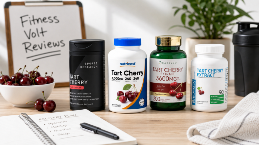 Best tart cherry supplements review image