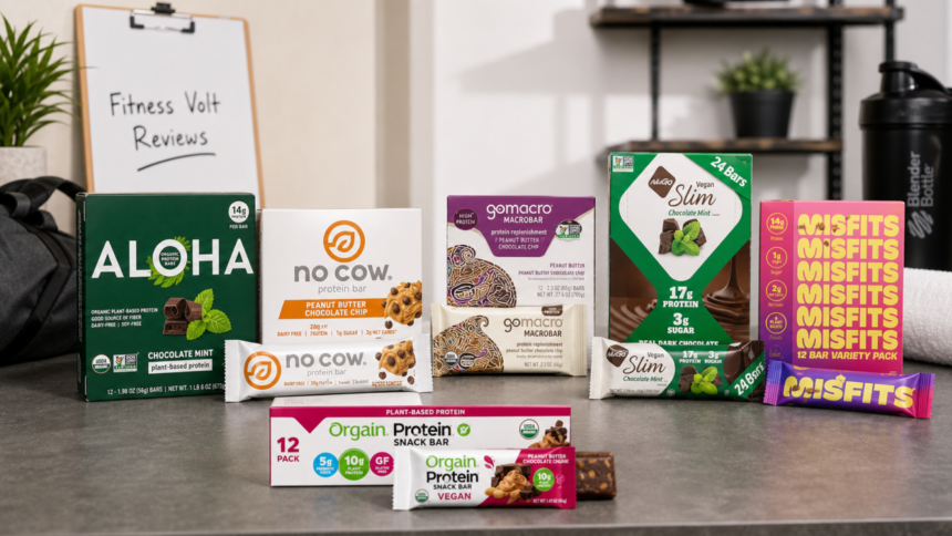 Best vegan protein bars review image