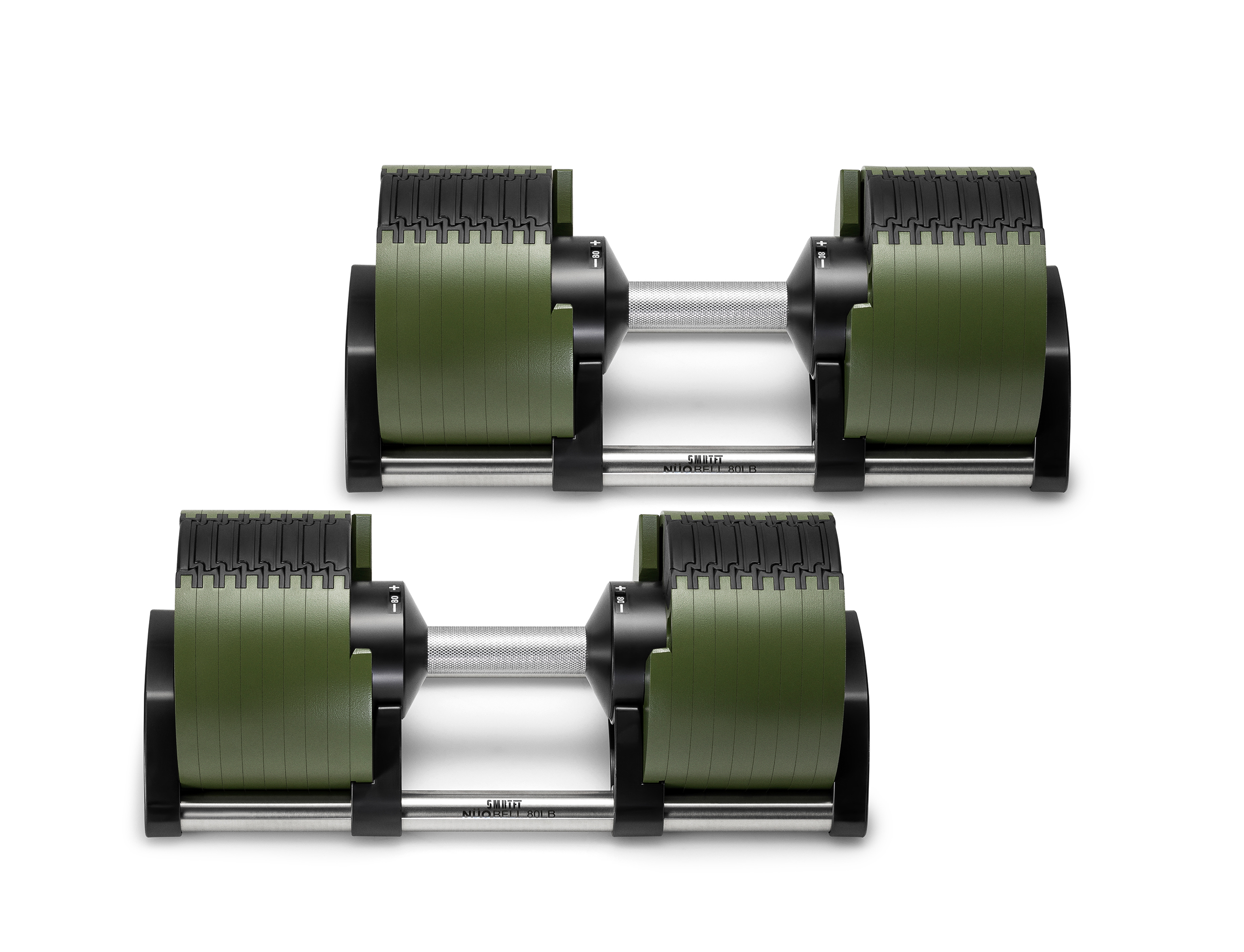 NÜOBELL 80 lb Adjustable Dumbbells