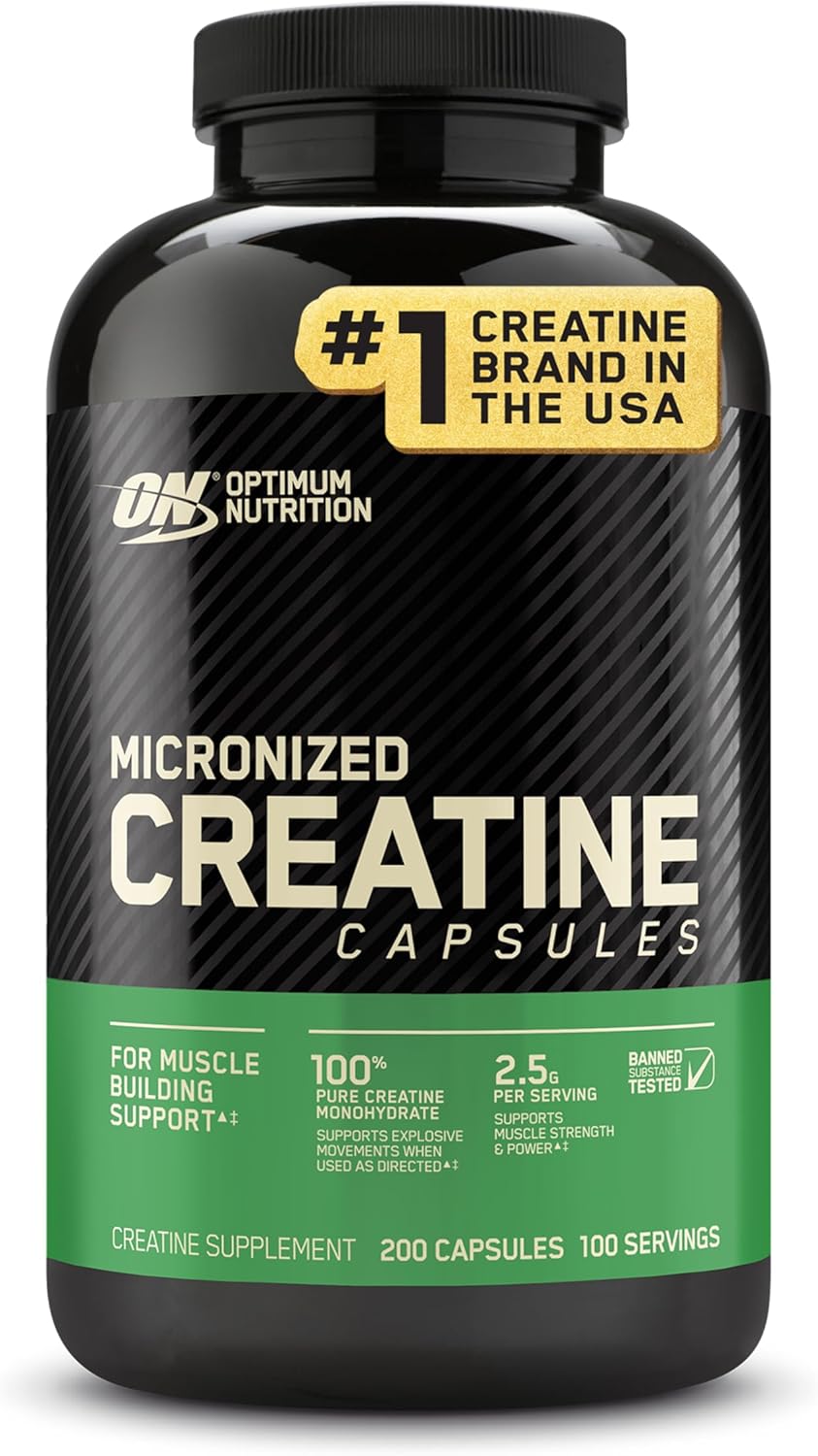 Optimum Nutrition Micronized Creatine Capsules