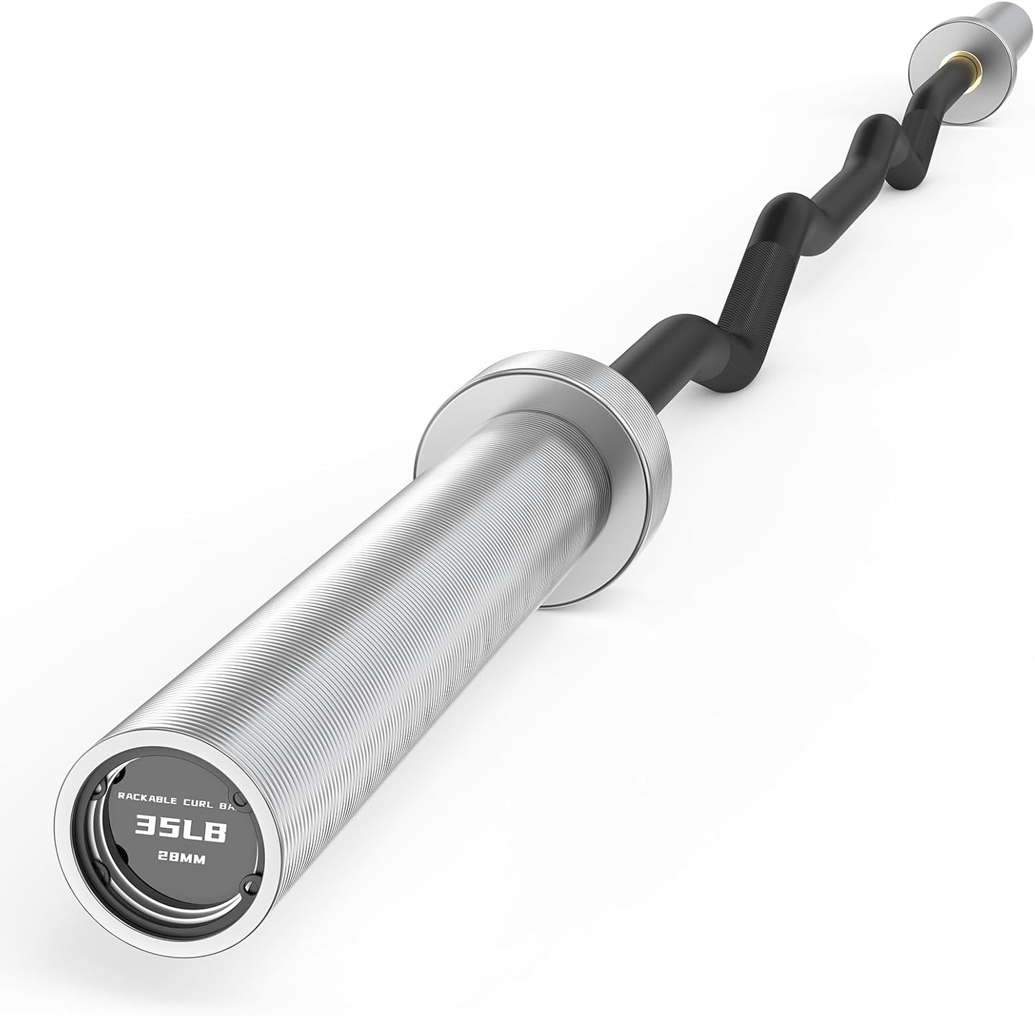 PAPABABE Olympic EZ Curl Bar