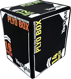 Yes4All Soft-Padded Wooden-Core Plyo Box