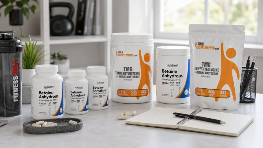 Best Betaine Anhydrous Supplements FitnessVolt review image
