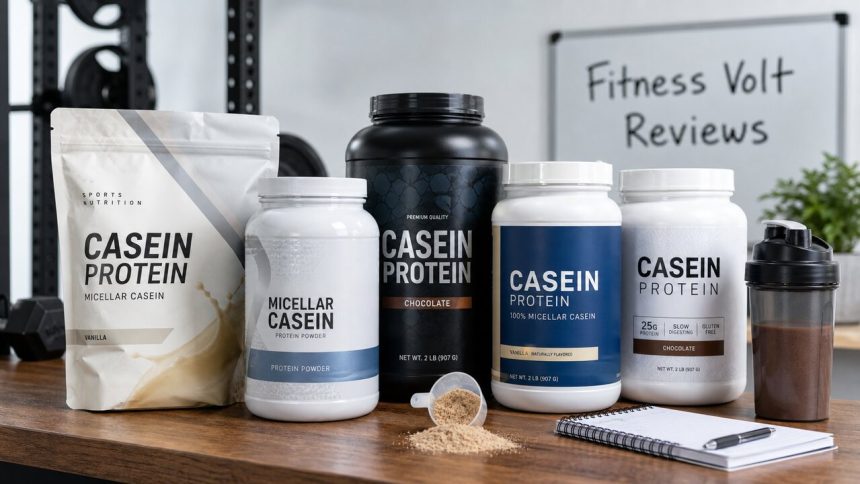 Best Casein Protein Powders FitnessVolt review image
