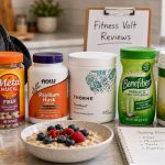 Fiber supplements for athletes arranged for a FitnessVolt review