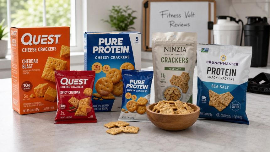 Protein crackers and crisp-style snacks reviewed by FitnessVolt