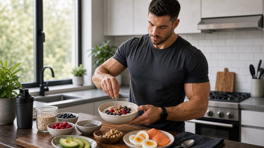 Labeled high protein anti inflammatory breakfast formula