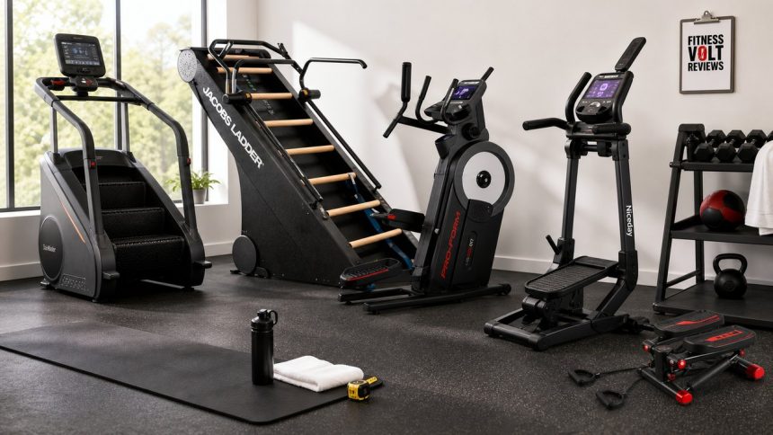 Stair climber machines for a FitnessVolt review