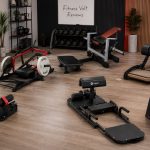 Hip thrust machines arranged in a FitnessVolt home-gym review scene