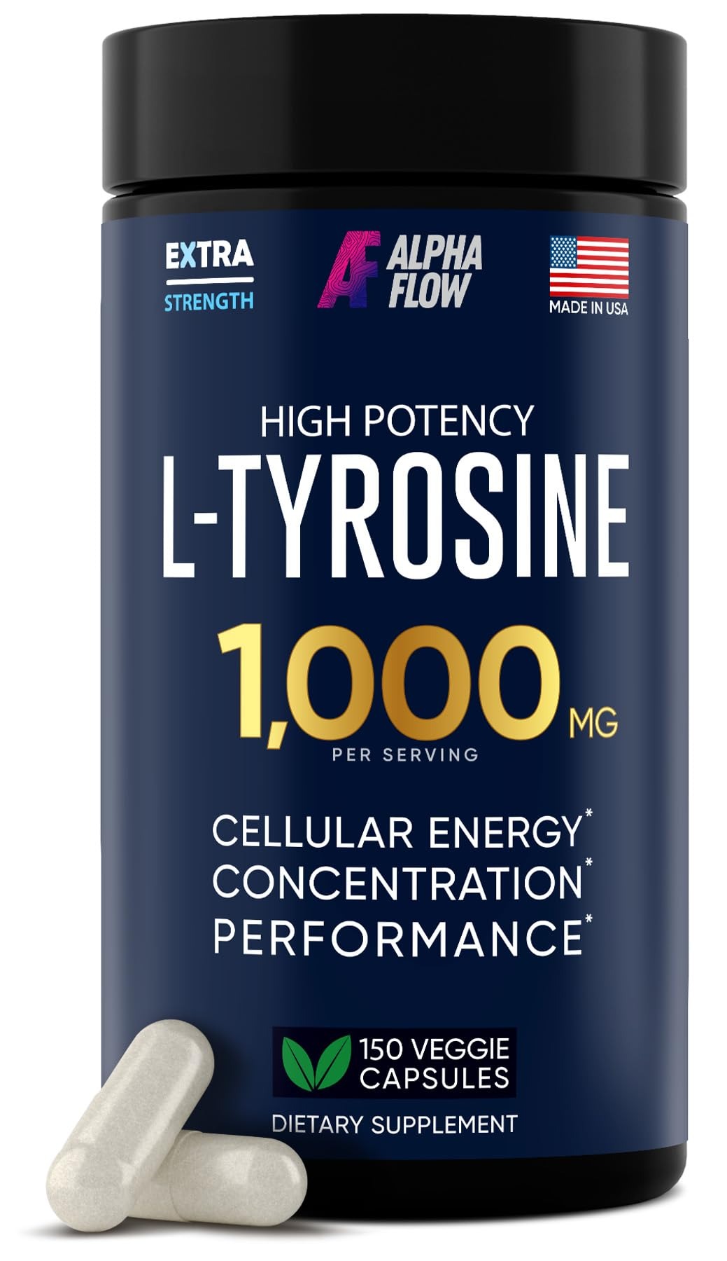Alpha Flow L-Tyrosine 1000MG