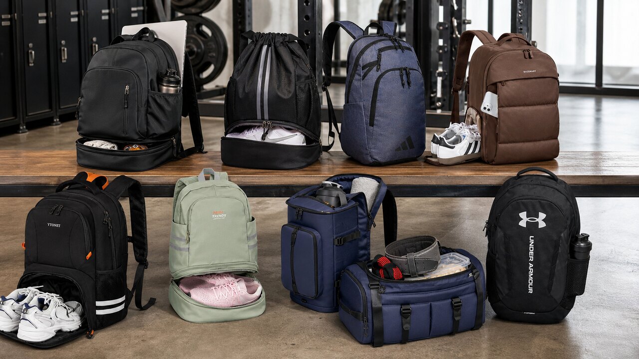 best gym backpack with laptop compartment Uselike for Women Men, Lightweight Gym Bag Shoe Compartment, Waterproof Workout Backpack with Wet Pocket Introducing the Serious Steel Backpack Laptop Compartment Best Small Work