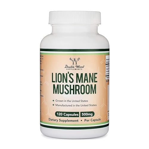 Double Wood Lion's Mane Mushroom 1,000mg