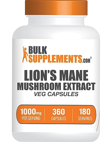 BulkSupplements Lion's Mane Mushroom Extract Capsules