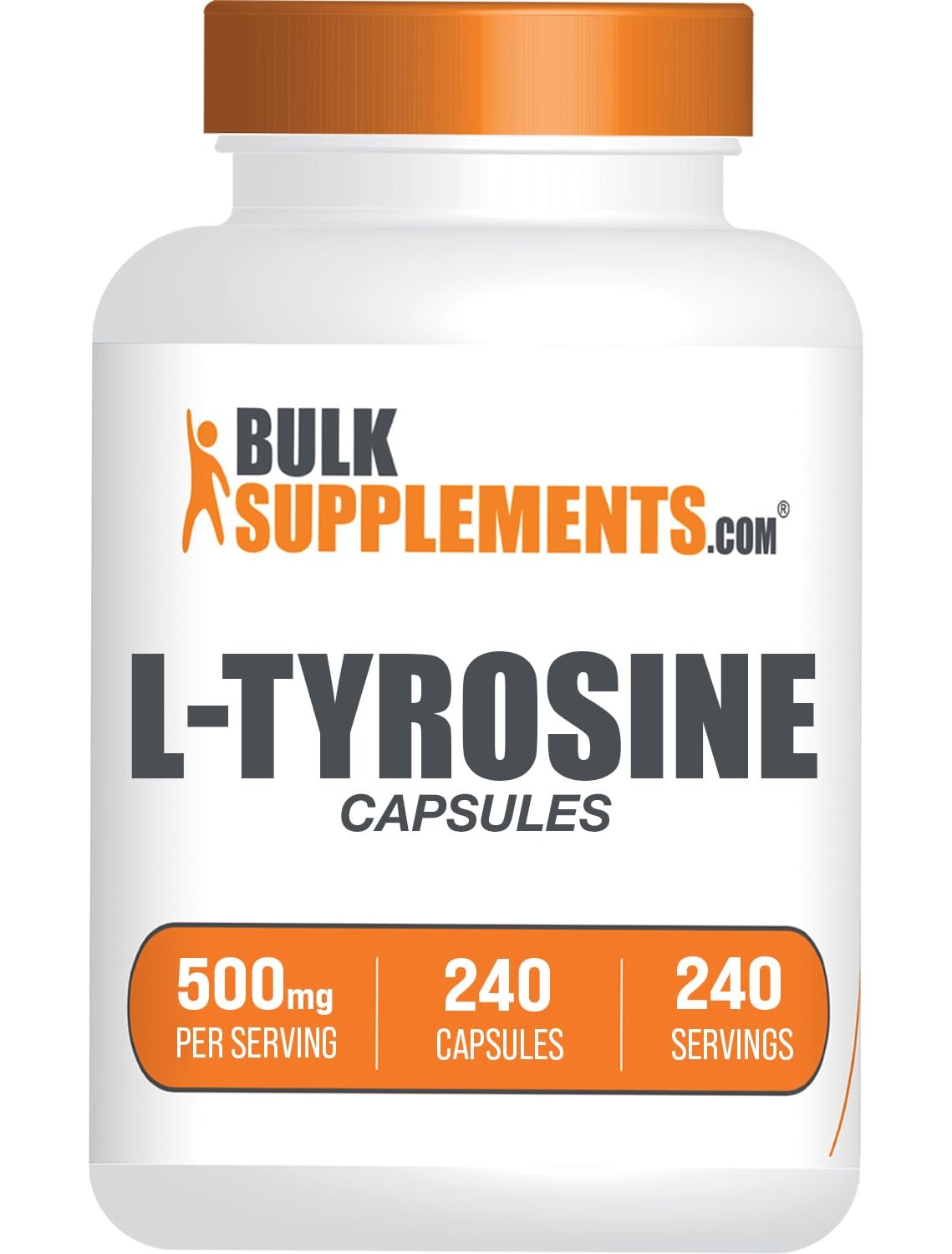 BulkSupplements L-Tyrosine 500mg Capsules