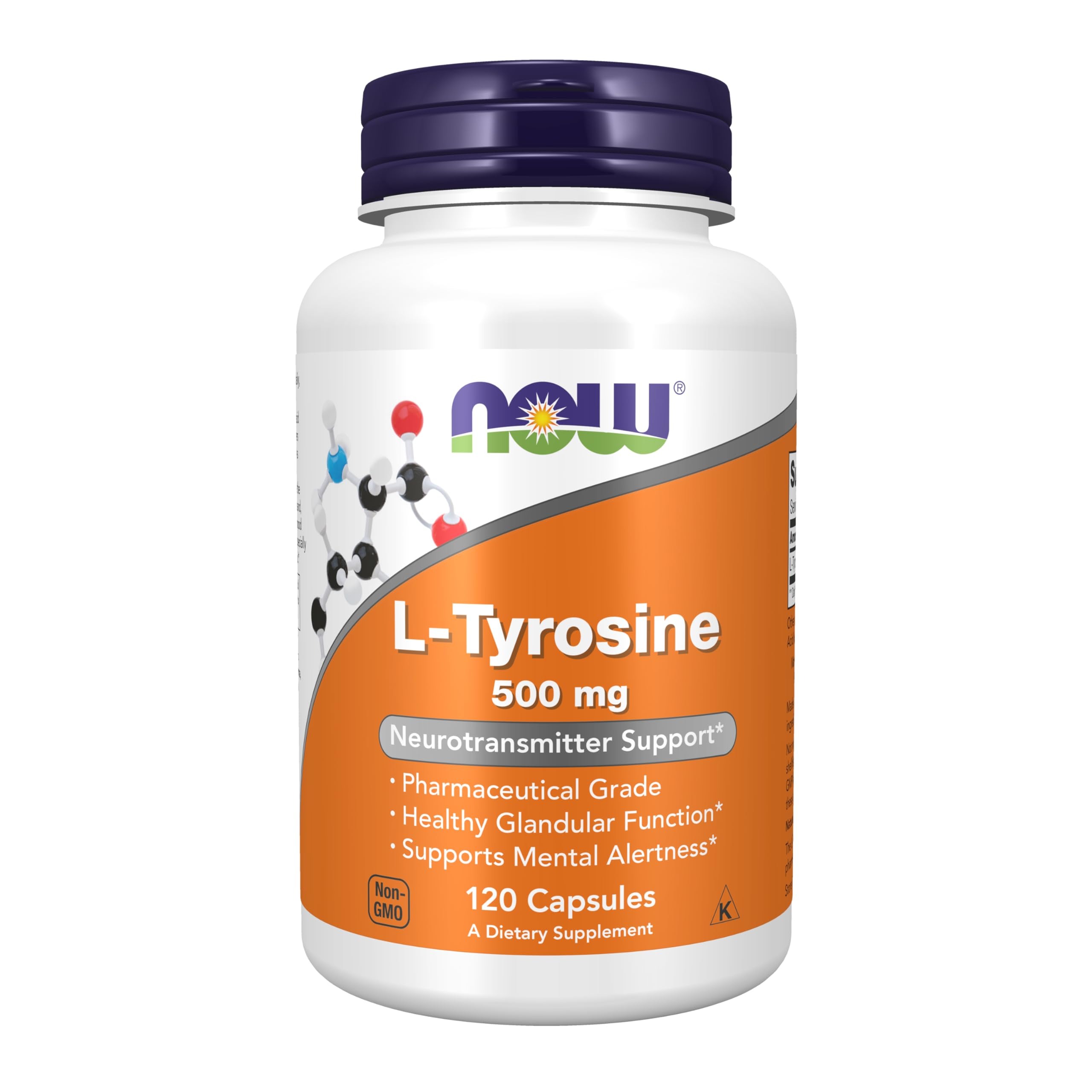 NOW Supplements L-Tyrosine 500 mg