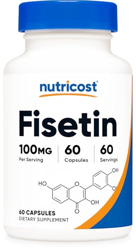 Nutricost Fisetin Capsules 100mg, 60 Caps, Natural Polyphenol Antioxidant