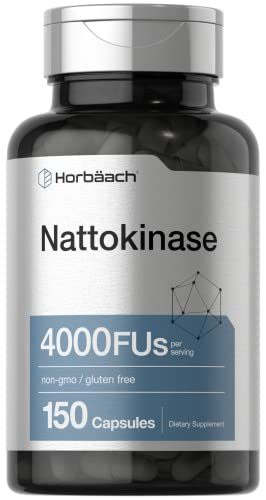 Horbaach Nattokinase Supplement 4000 FU | 150 Capsules