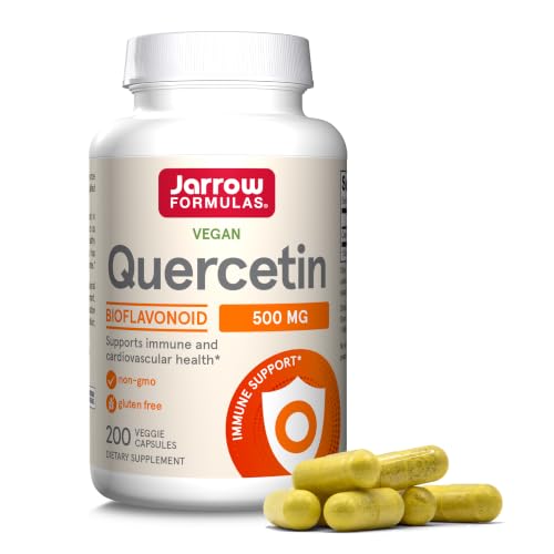 Jarrow Quercetin 500mg Capsules for Cardiovascular & Immune Health, 200ct