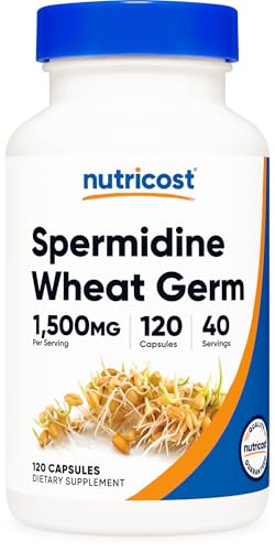 Nutricost Spermidine Wheat Germ Extract, 120 Capsules for 40 Servings