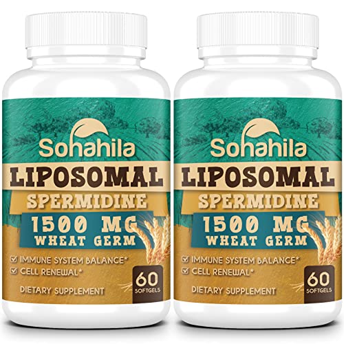 Corporalight Spermidine Supplement 15 mg, 1500 mg Fermented Wheat Germ Extract with Zinc and Thiamin