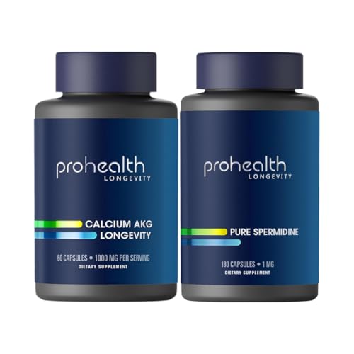 ProHealth Healthy Aging Bundle with Ca AKG 1000 mg and Pure Spermidine 1 mg