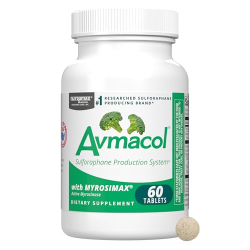 Nutramax Avmacol Sulforaphane Producing Supplement for Detox, 60 Tablets