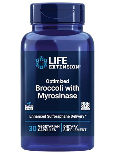 Life Extension Optimized Broccoli with Myrosinase, 30 Capsules