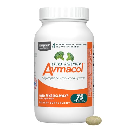 Nutramax Avmacol Extra Strength Sulforaphane Producing Supplement, 75 Tabs