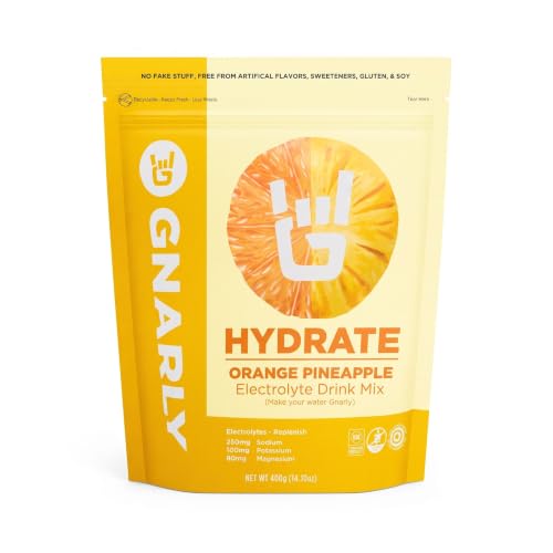 Gnarly Nutrition Hydrate Electrolyte Powder, Orange Pineapple, 14.10 oz